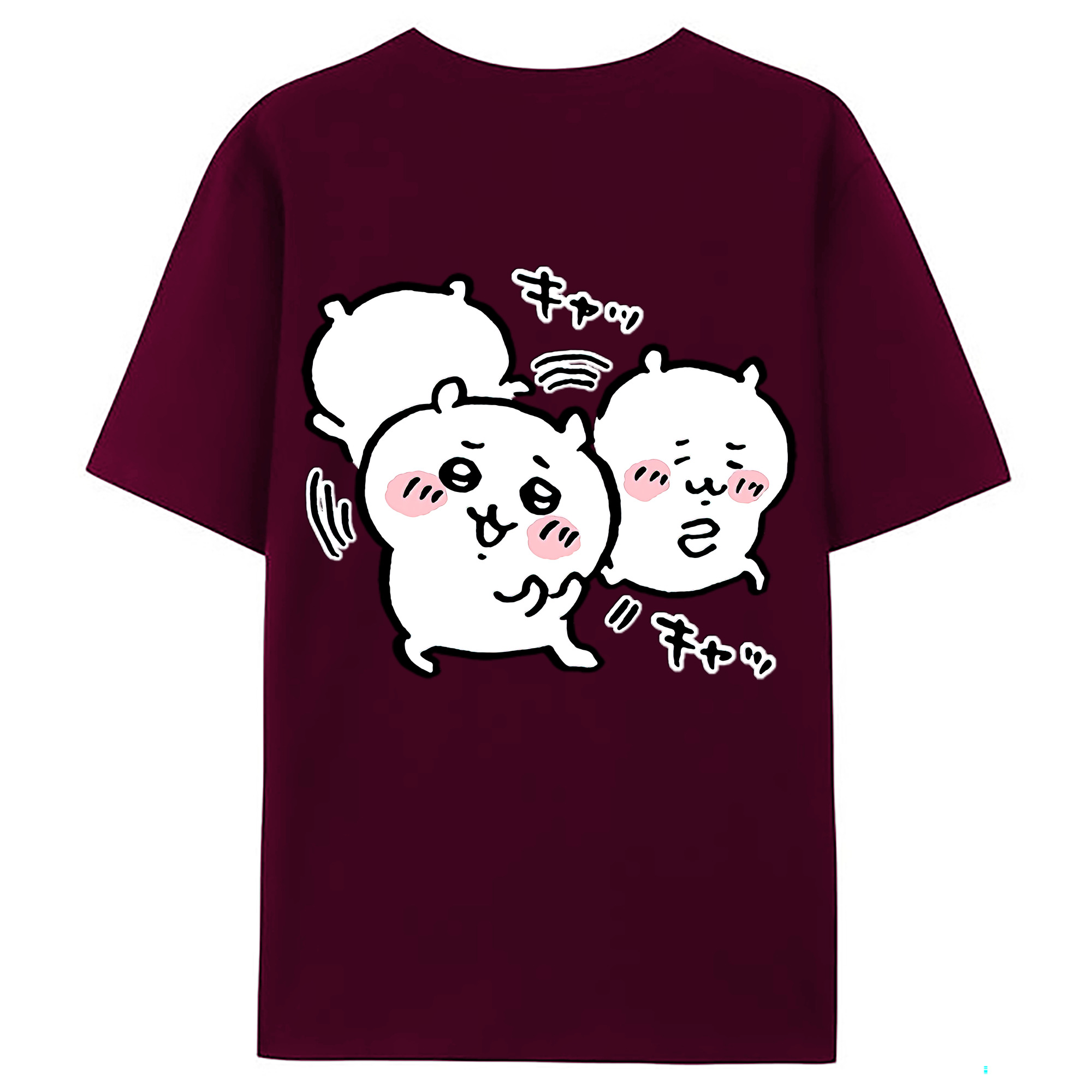 （画像用） ちいかわ ちいかわ Chii-kawa chiikawa レディース半袖Tシャツ(バックプリント)